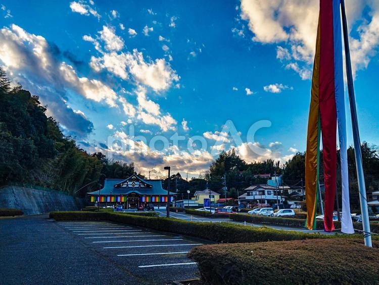 交通安全祈願の夕べ 交通安全,お祓い,自動車の写真素材