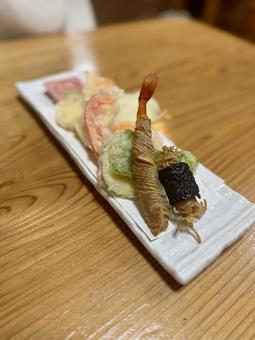天ぷらの盛り合わせ 天ぷらの盛り合わせ 天ぷら,盛り合わせ,天麩羅の写真素材