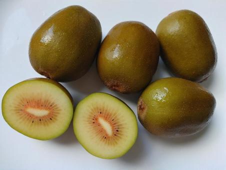 済州島レッドキウイ レッドキウイ,済州島,チェジュ島の写真素材