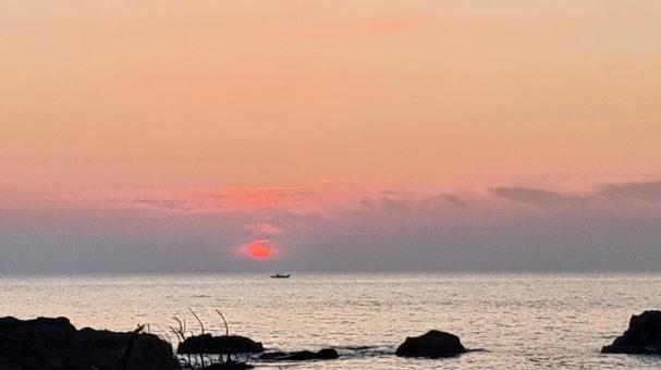 越前の海 海,絶景,風景の写真素材