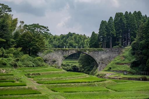 通潤橋 通潤橋,水路橋,橋の写真素材