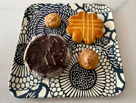 クッキー４種 クッキー,手作り,ホームメイドの写真素材