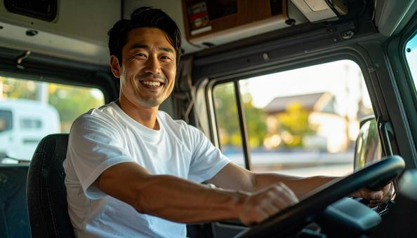 トラックドライバー トラックドライバーの写真