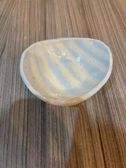 Photo, mashiko ware, a small dish, pottery, 
