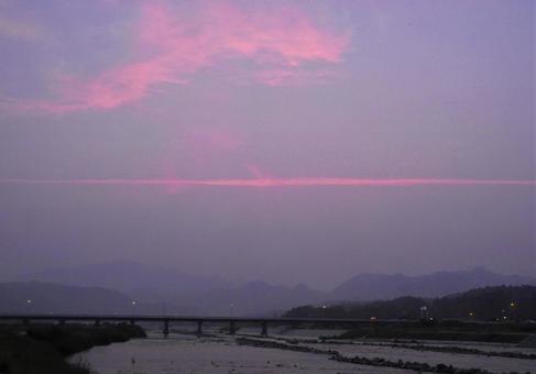 朝焼け 曇2 朝焼け 曇2の写真