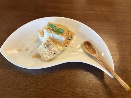 豆腐のレアチーズケーキ 豆腐のレアチーズケーキの写真