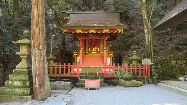 多度大社　境内摂社　美御前社 多度大社,神社,神社仏閣の写真素材