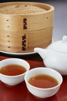 飲茶セット 飲茶セット 飲茶セット,飲茶,点心の写真素材