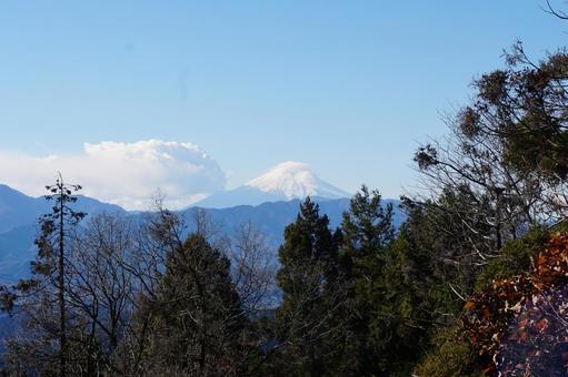 景信山 空,風景,自然の写真素材