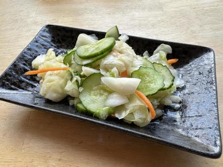 漬物 漬物 漬物,野菜,さっぱりの写真素材