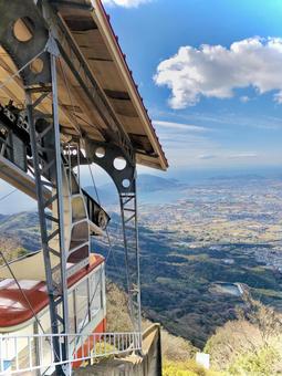 Photo, landscape, mt. ohira, yamaguchi, 
