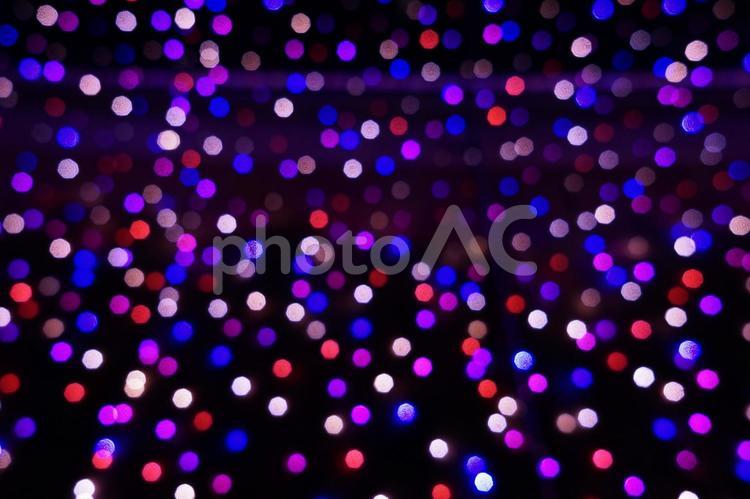 イルミネーションの玉ボケの背景素材 イルミネーション,玉ボケ,背景素材の写真素材
