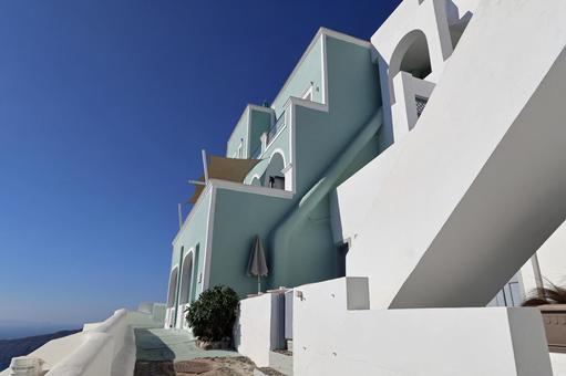 サントリーニの美しい風景,ギリシャ サントリーニ,サントリーニ島,ギリシャの写真素材