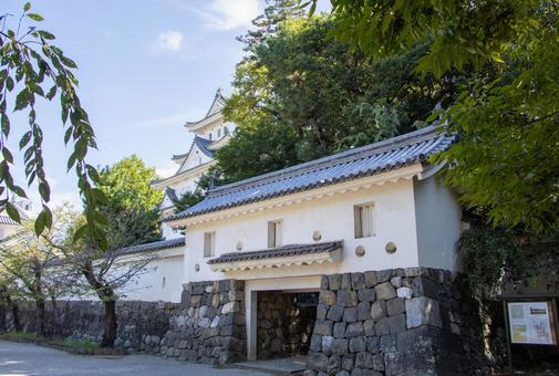 大垣城 西門 大垣城 西門 大垣城,西門,城の写真素材