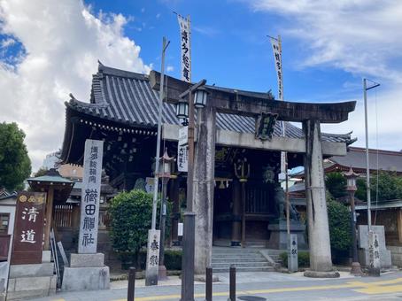 櫛田神社 鳥居・楼門 櫛田神社 鳥居・楼門の写真