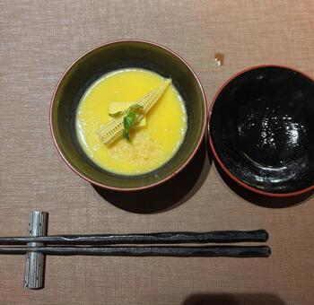 コーンスープ 食事,ご飯,レシピの写真素材