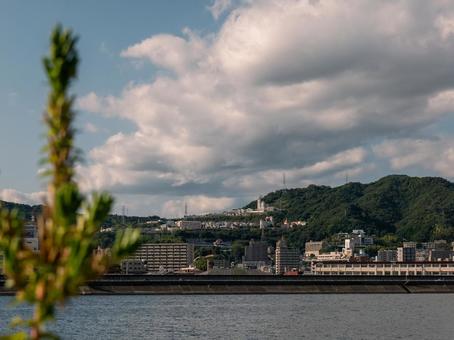 広島市 広島市 広島市,太田川,西区の写真素材