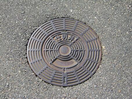 仕切弁 仕切弁,ゲートバルブ,マンホールの写真素材