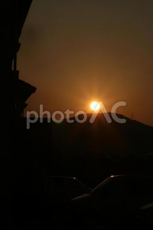 夕暮れ 空,何人もありません,晴れの写真素材