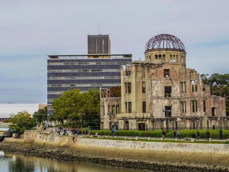【広島県】広島市・原爆ドーム 原爆ドーム,広島県,広島市の写真素材