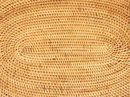Photo, a rattan, lunch mat, pattern, 
