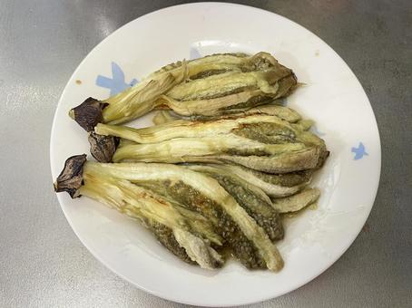 Photo, grilled eggplant, eggplant, vegetables, 