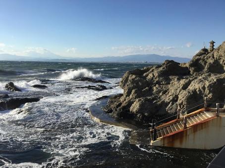 湘南・江の島 江の島,湘南,藤沢市の写真素材