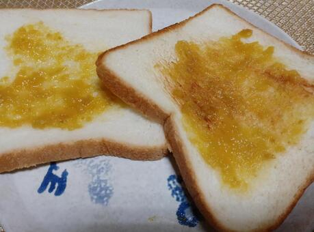 福木ジャムトースト 福木ジャムトースト,福木ジャム,ジャムの写真素材