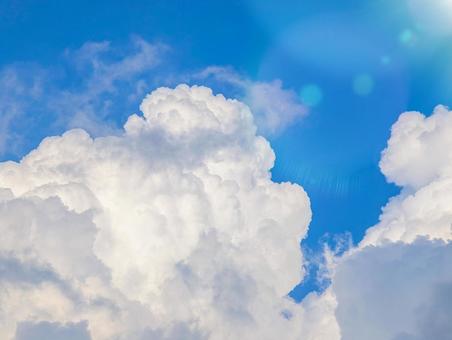 入道雲と青空 入道雲と青空の写真