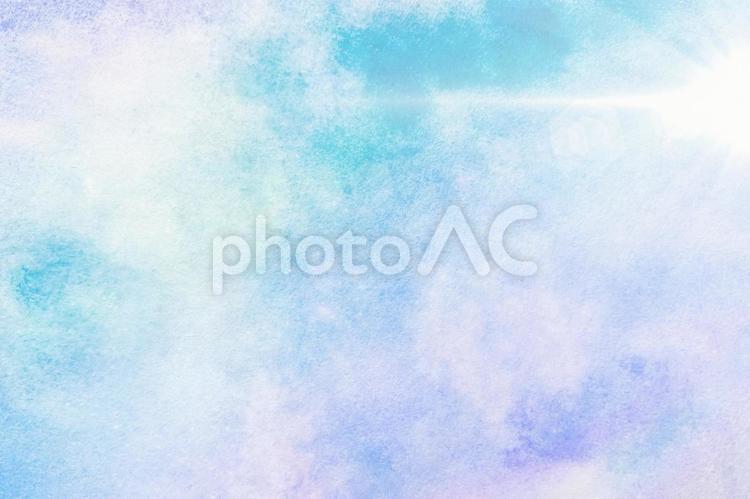 抽象的水彩模様の壁紙ブルー 水彩,水彩背景,神秘的の写真素材