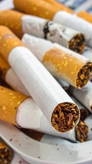 フィルター付きタバコの写真