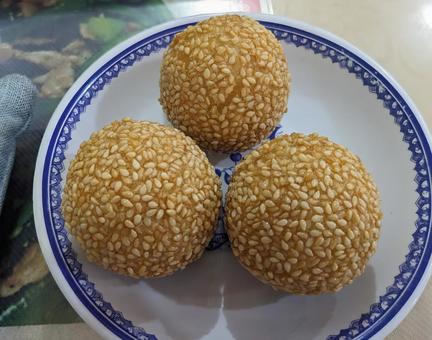香ばしいデザート 香ばしいデザート 食べ物,ごま団子,スイーツの写真素材