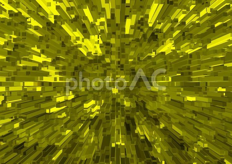 四角の世界_イエロー yellow,イエロー,グラデーションの写真素材