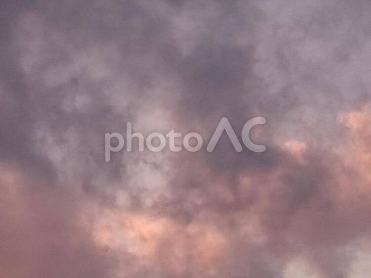 夕暮れの空 夕暮れ,空,電気の写真素材