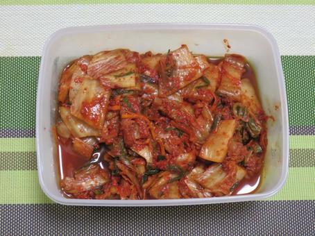 自家製キムチ キムチ,韓国料理,手作りの写真素材