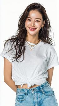 若々しい魅力、アジア人女性の写真