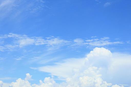 【空の写真】青空と雲 【空の写真】青空と雲の写真