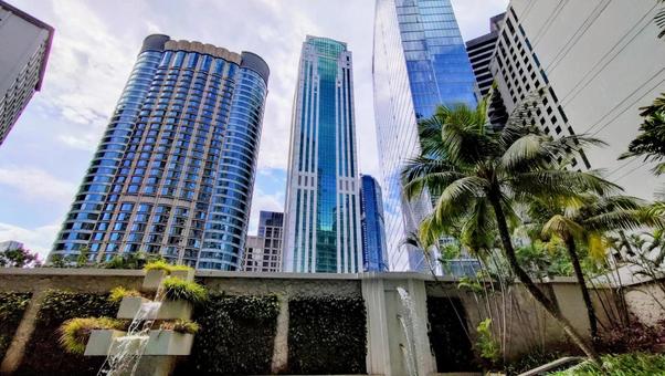 マレーシアの街並み02 高層ビル,街並み,マレーシアの写真素材