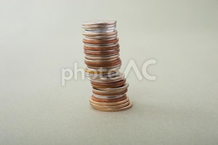 日本円硬貨 お金,クローズアップ,ビジネスの写真素材