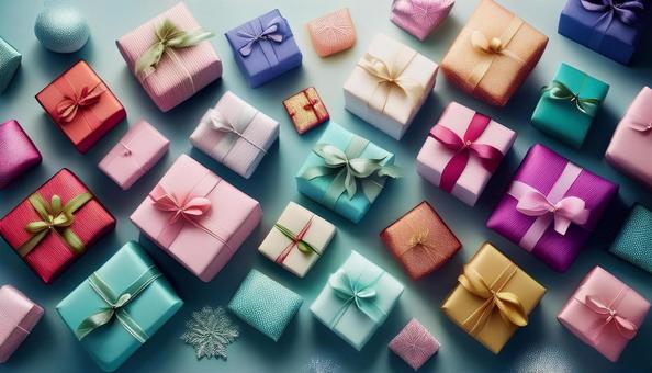 ギフトのイメージ クリスマスプレゼント,プレゼント,ギフトの写真素材