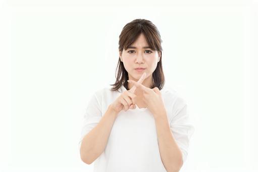 若い女性 NG 若い女性 NG 女性,人物,ngの写真素材
