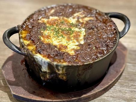 溶岩パスタ チーズミート 溶岩パスタ,チーズミート,パスタの写真素材