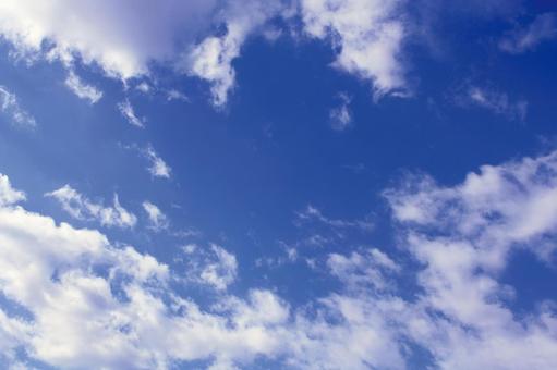 青空 雲 青空 雲の写真
