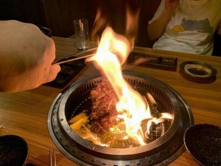 2025.09　焼肉2 食事,食べ放題,焼肉の写真素材