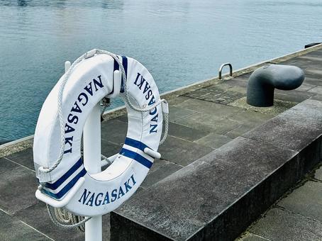 長崎 長崎,港,海の写真素材