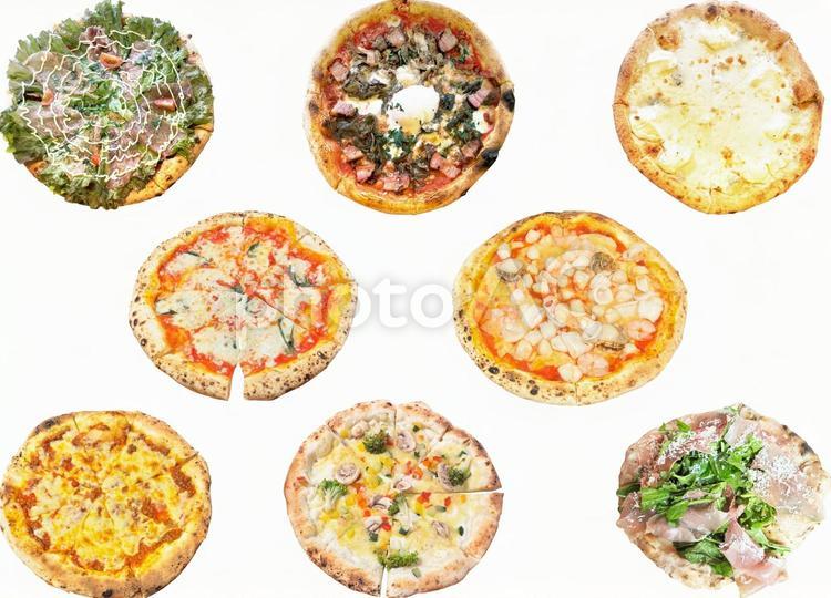 切り抜きPSD素材ーピザ（ホール） ピザ,ピッツァ,イタリアンの写真素材