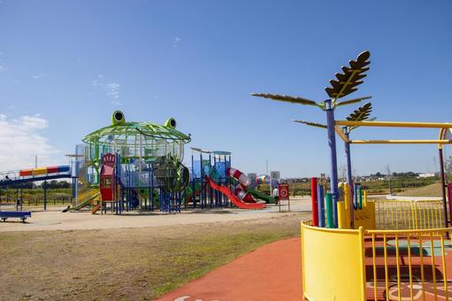 油ヶ淵水辺公園 遊具 油ヶ淵水辺公園,遊具,公園の写真素材