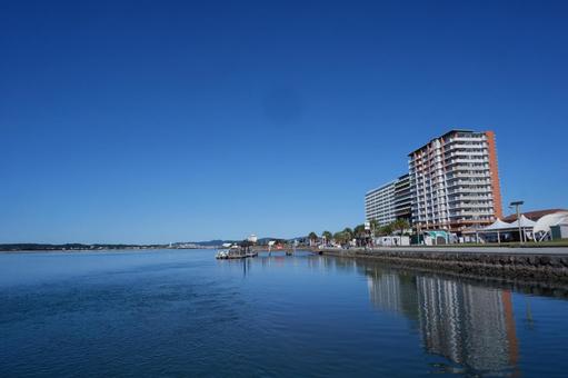 弁天島の風景 弁天島,島,浜名湖の写真素材