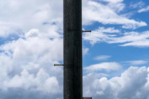 Photo, telegraph pole, electrical, energy, 