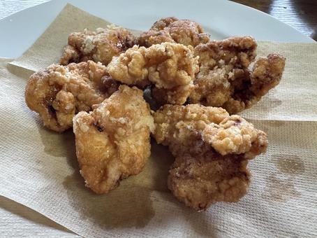 鳥の唐揚げ 鳥の唐揚げ 唐揚げ,鶏肉,フライの写真素材